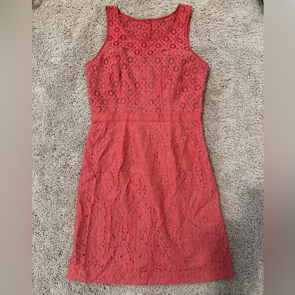 Coral dress
